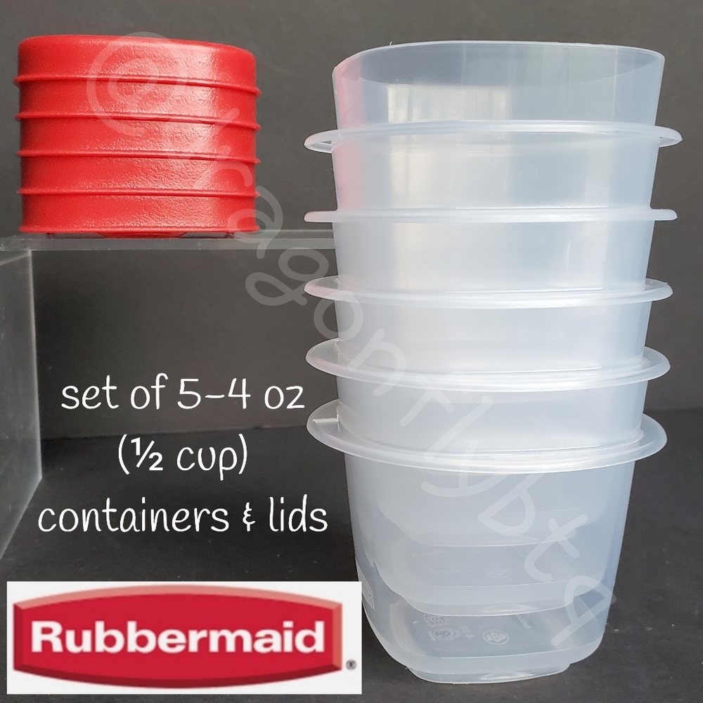 Rubbermaid Easy Find Lid Food Storage Set 5-½ Cup
